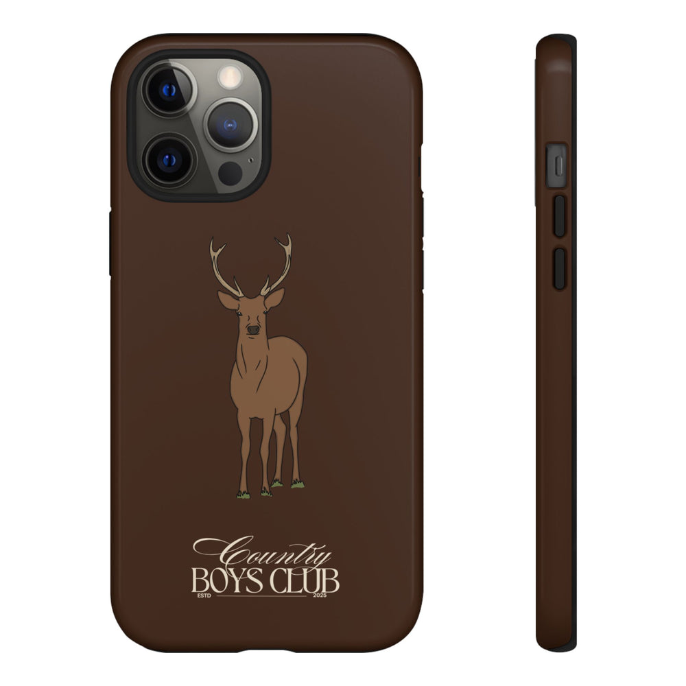 Chestnut Brown 'Country Boys Club Deer' Case  | CBC x Country Cases