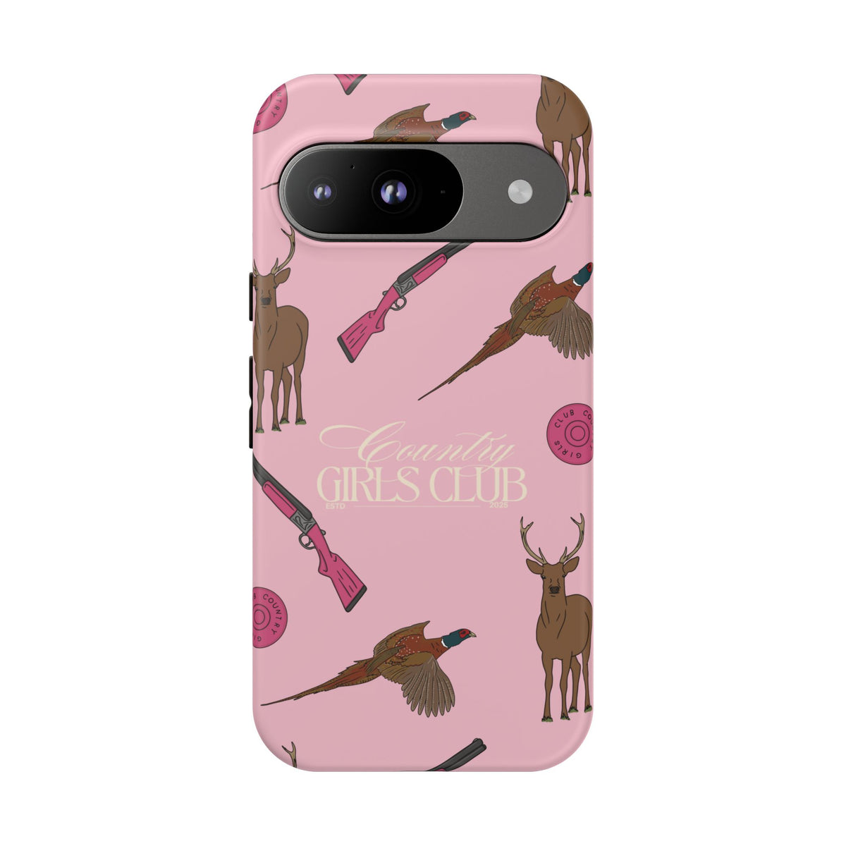 Pale Pink Girls Love Guns Case  | CGC x Country Cases