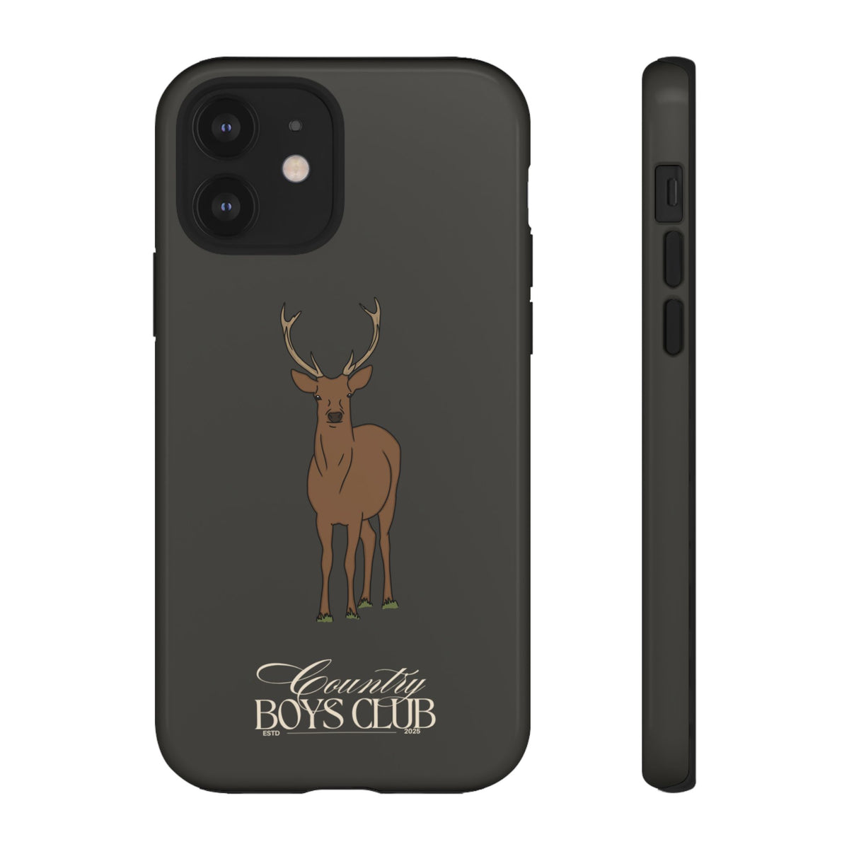 Charcoal 'Country Boys Club Stag' Case  | CGC x Country Cases