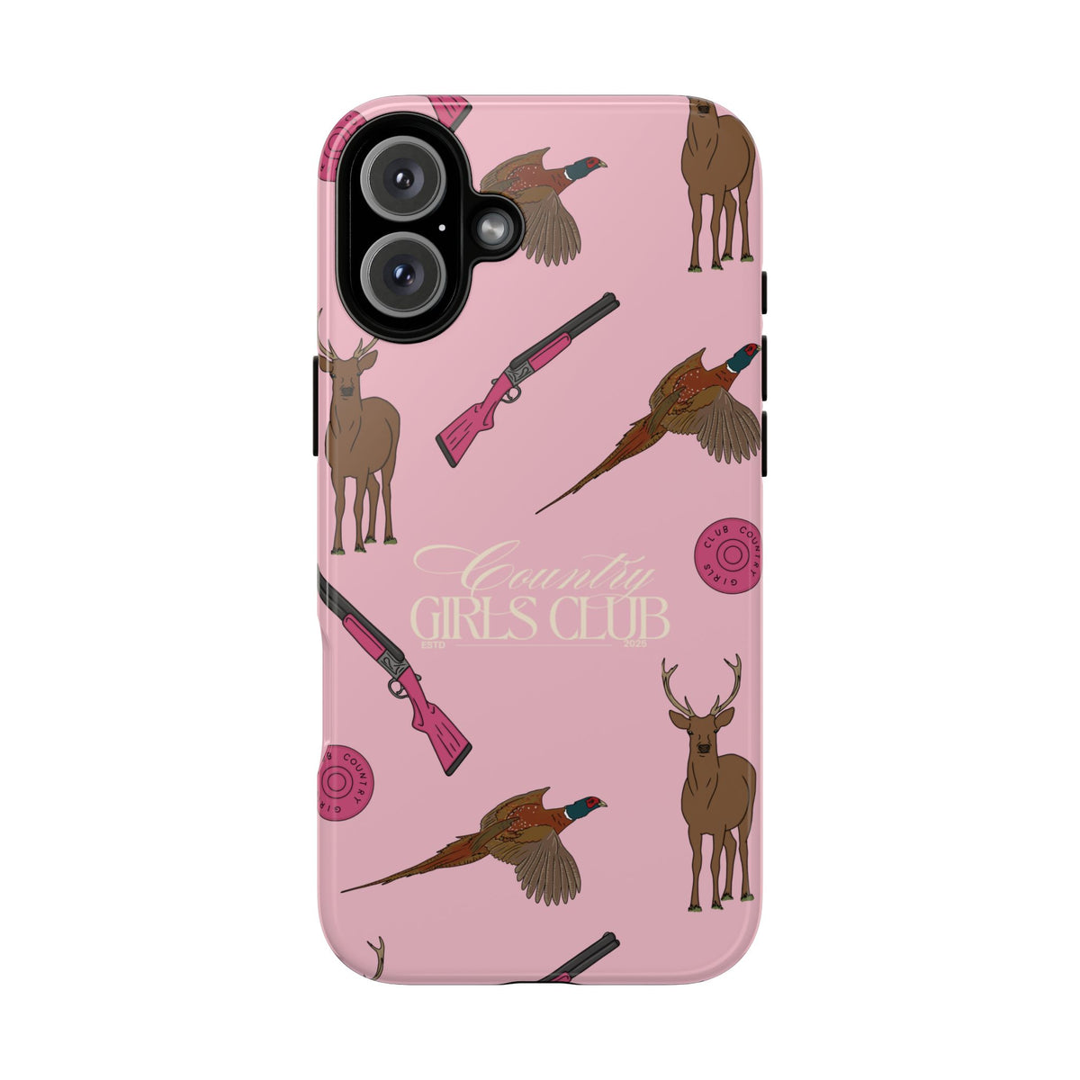 Pale Pink Girls Love Guns Case  | CGC x Country Cases