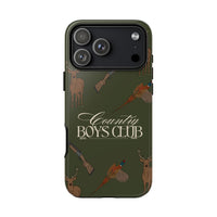 Forest Green Boys Love Guns Case  | CGC x Country Cases