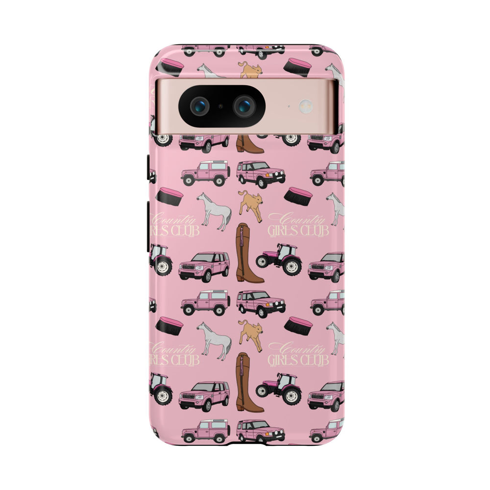 Pink Country Girls Club x Country Cases Android Phone Case