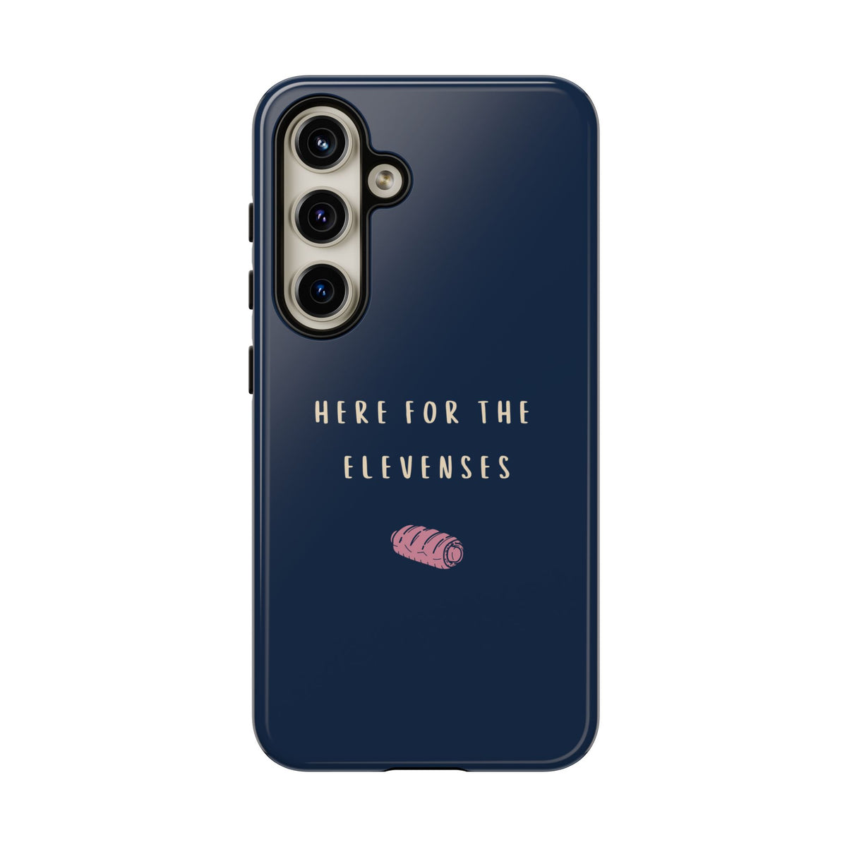 Navy & Pink 'Here for the Elevenses' Case