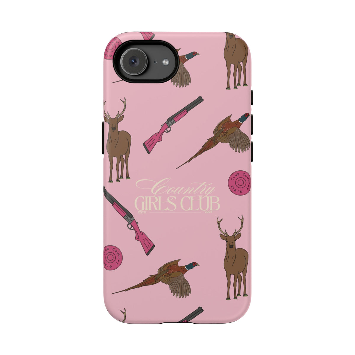 Pale Pink Girls Love Guns Case  | CGC x Country Cases