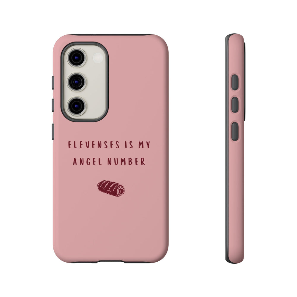 Pink & Burgundy 'Elevenses Is My Angel Number' Case