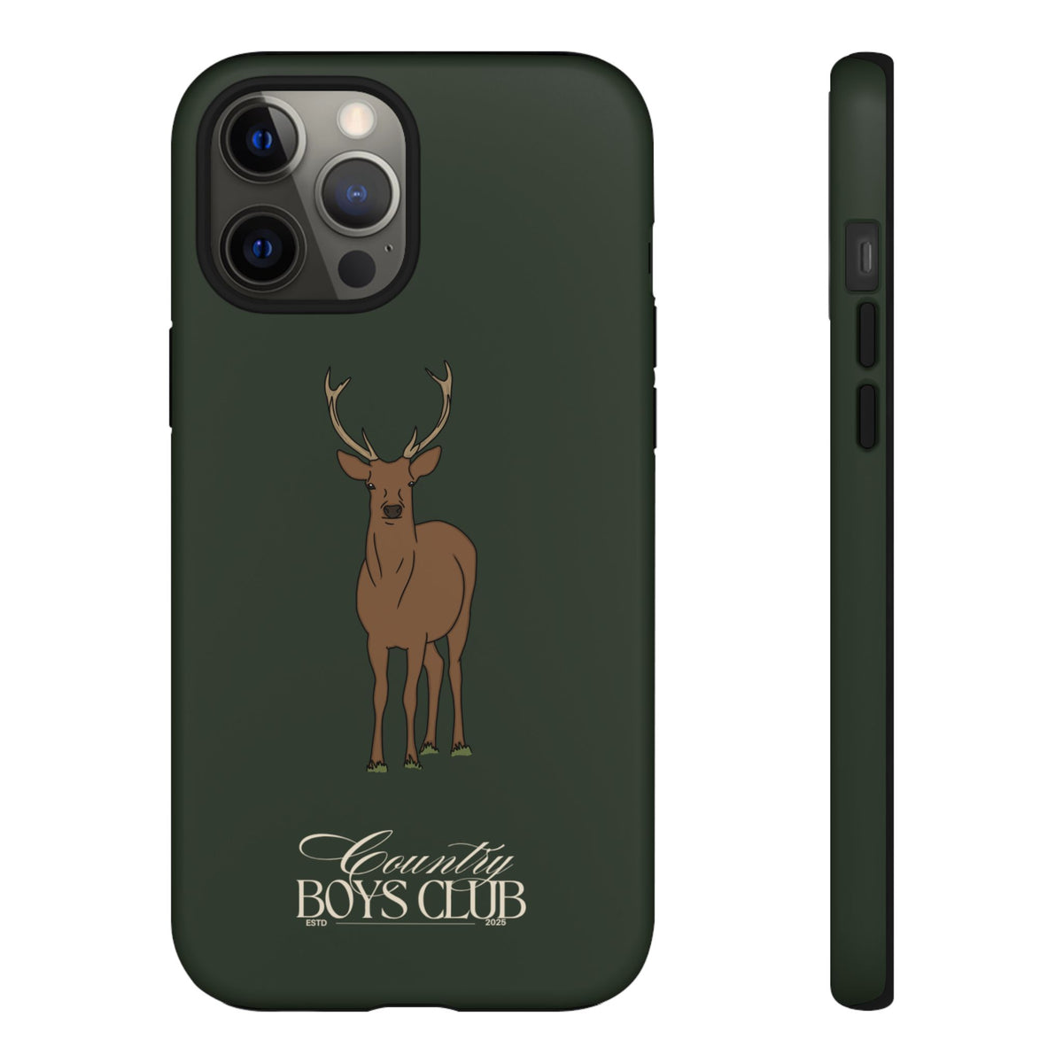 Field Green 'Country Boys Club Stag' Case  | CGC x Country Cases