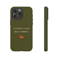 Green & Orange 'Elevenses Is My Angel Number' Case