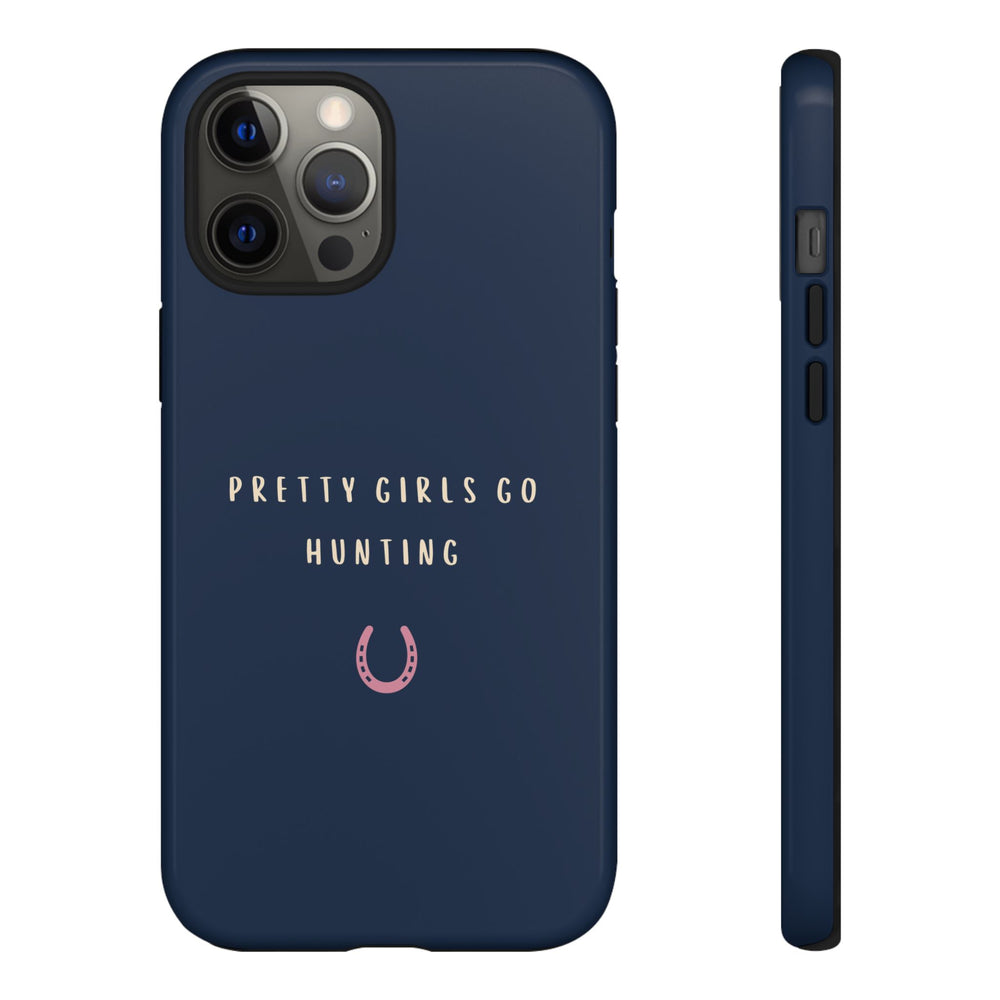 Copy of Navy & Pink 'Pretty Girls Go Hunting' (Horse Shoe)