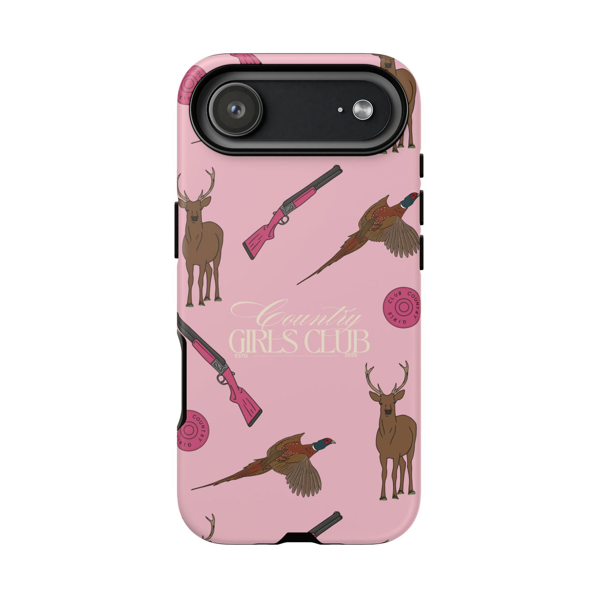 Pale Pink Girls Love Guns Case  | CGC x Country Cases