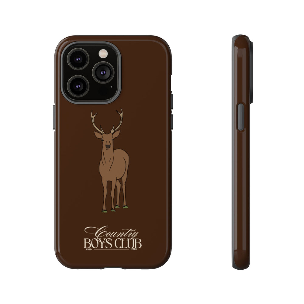 Chestnut Brown 'Country Boys Club Deer' Case  | CBC x Country Cases