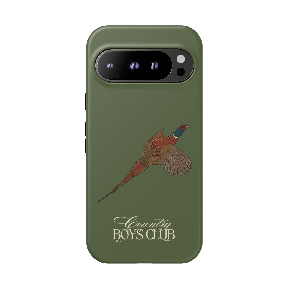 Green Country Boys Club Pheasant Case  | CGC x Country Cases
