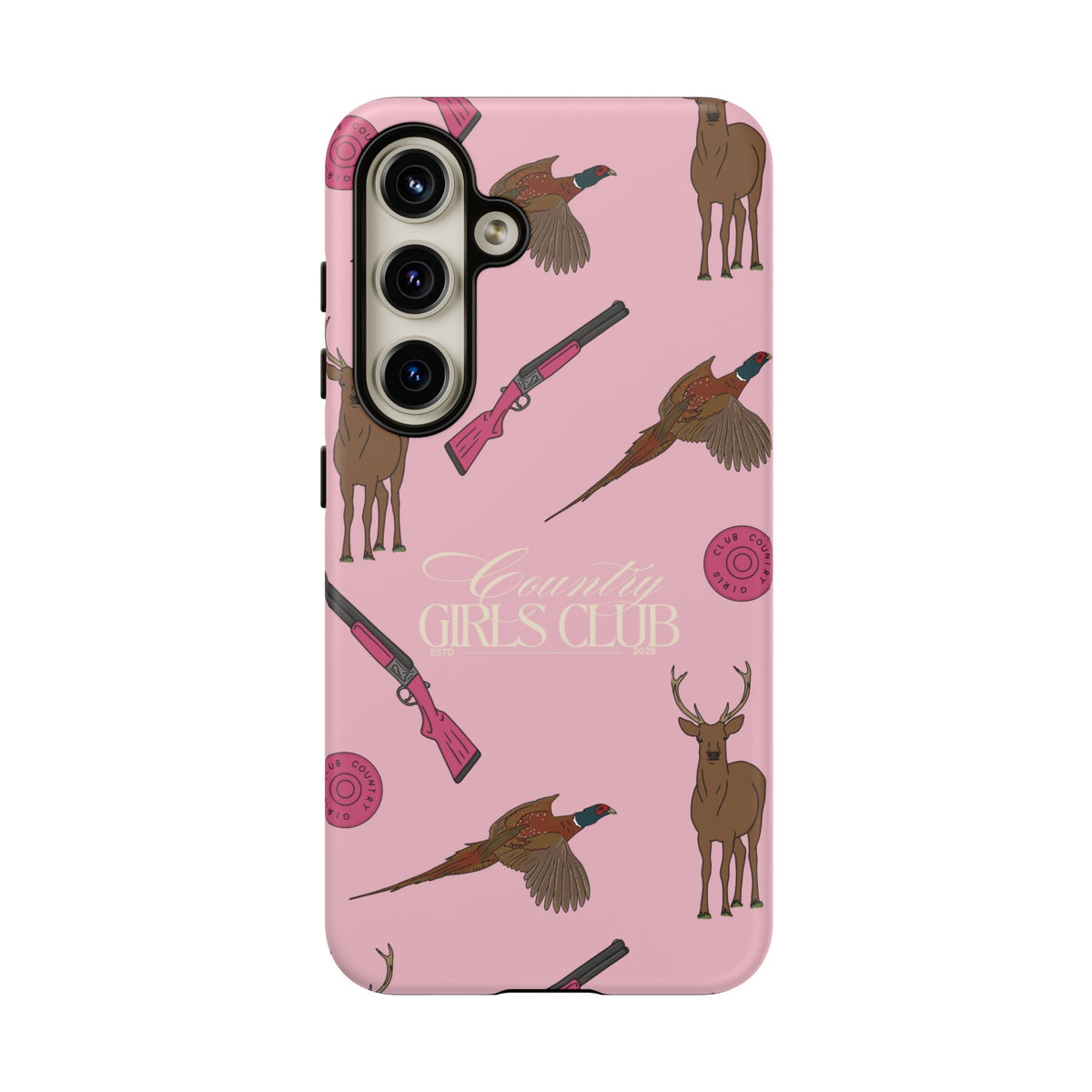 Pale Pink Girls Love Guns Case  | CGC x Country Cases