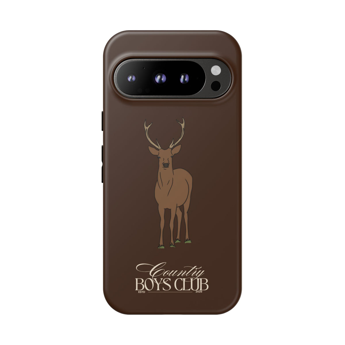 Chestnut Brown 'Country Boys Club Deer' Case  | CBC x Country Cases
