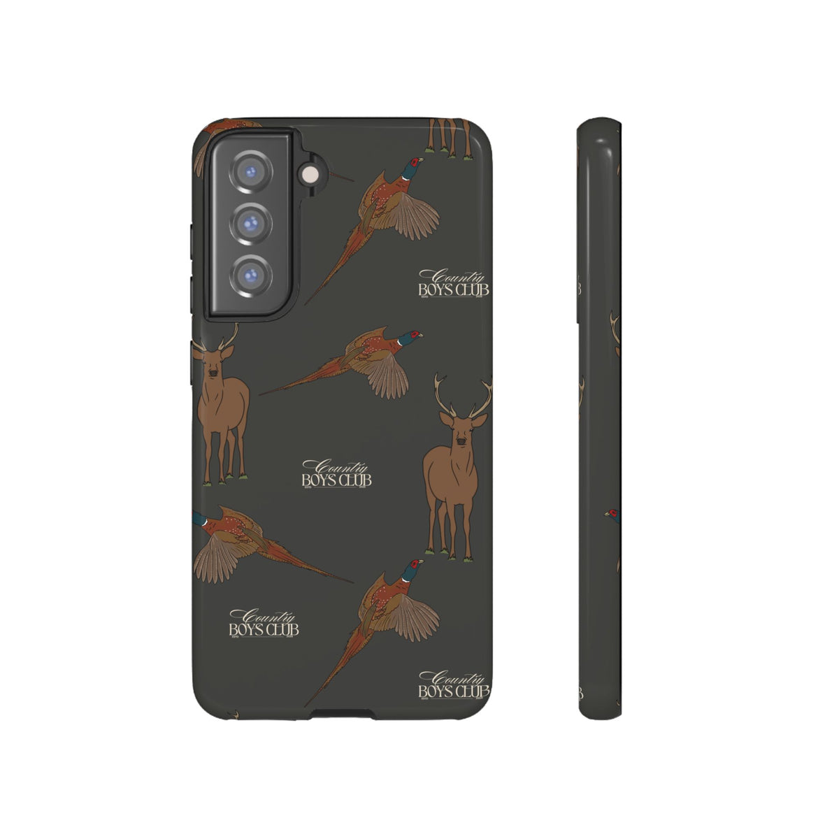 Charcoal 'Boys Stags & Pheasants' Case  | CBC x Country Cases