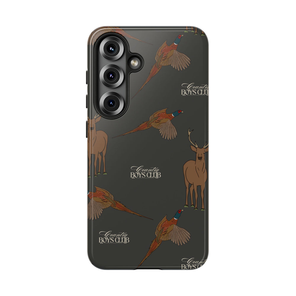 Charcoal 'Boys Stags & Pheasants' Case  | CBC x Country Cases