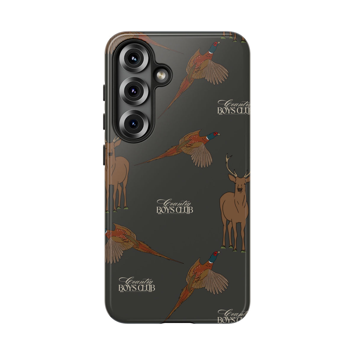 Charcoal 'Boys Stags & Pheasants' Case  | CBC x Country Cases