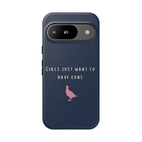 Navy & Pink 'Girls Just Want To Have Guns' Case (Partridge)