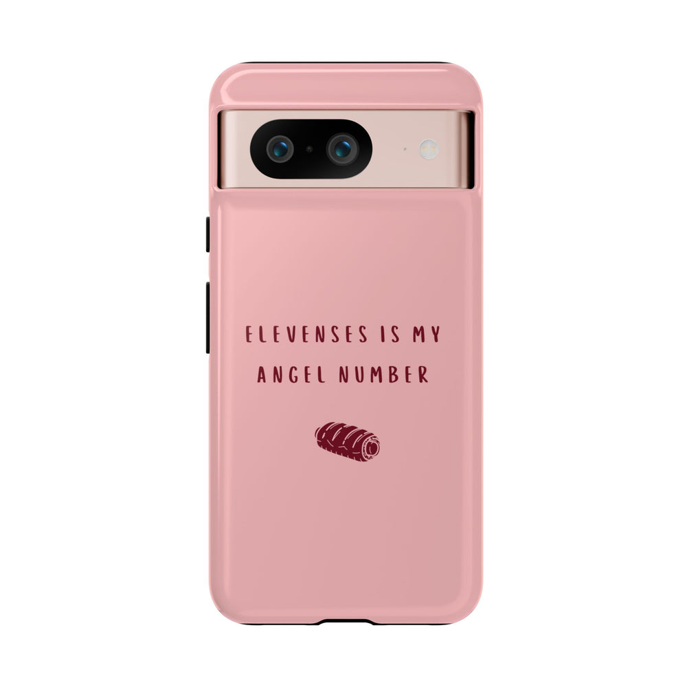 Pink & Burgundy 'Elevenses Is My Angel Number' Case