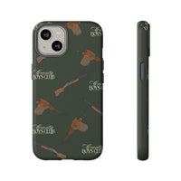 Field Green 'Boys Pheasants & Shotguns' Case  | CBC x Country Cases