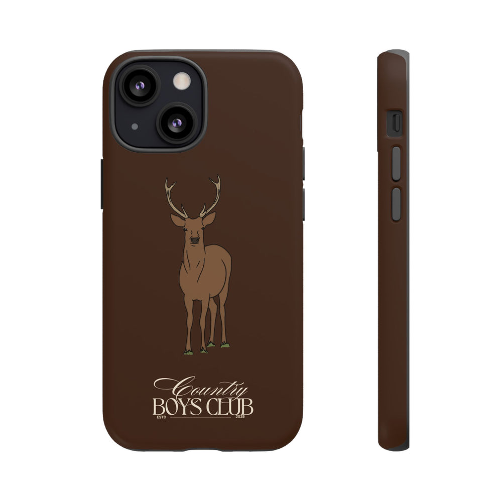 Chestnut Brown 'Country Boys Club Deer' Case  | CBC x Country Cases