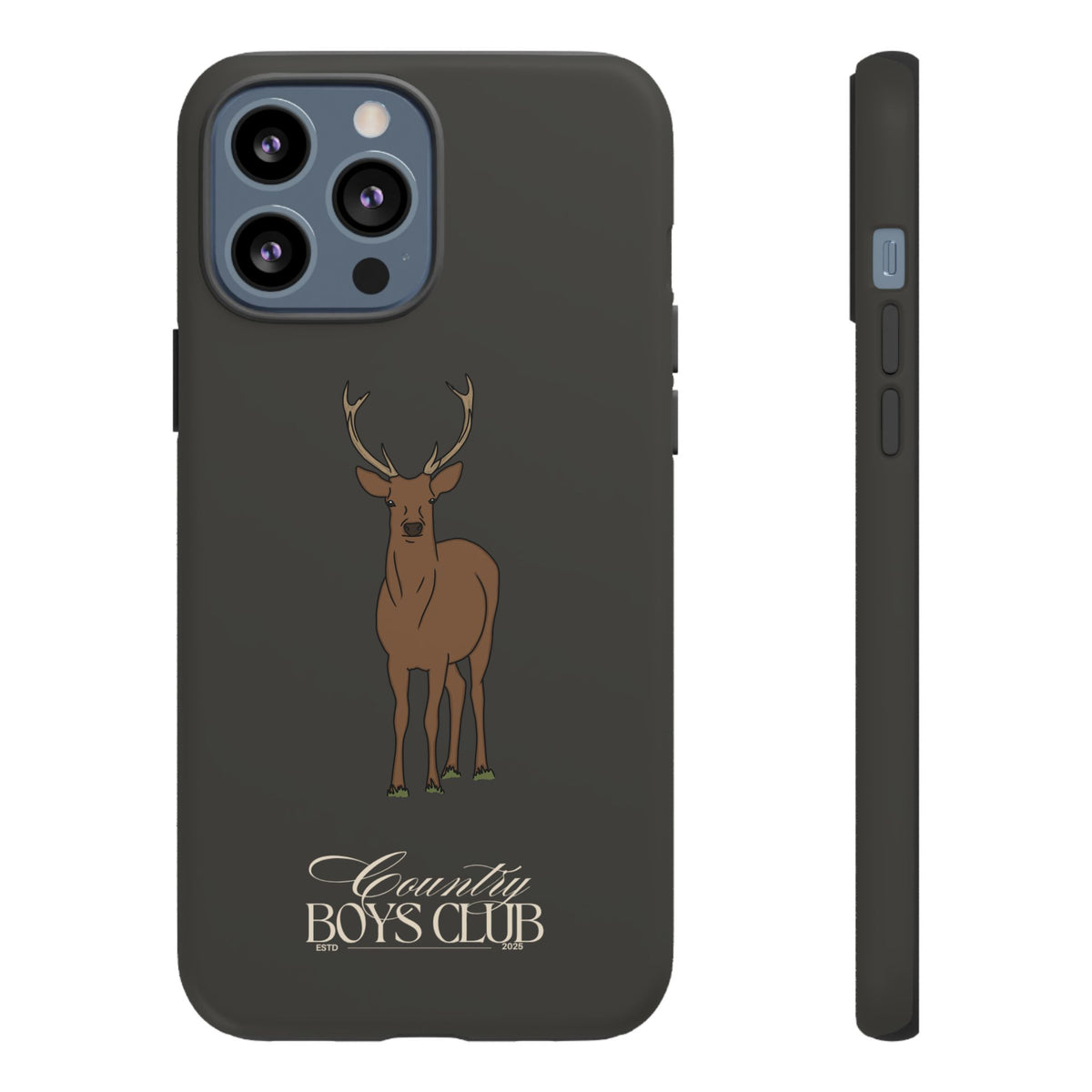 Charcoal 'Country Boys Club Stag' Case  | CGC x Country Cases