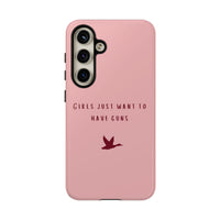 Pink & Burgundy 'Girls Just Want To Have Guns' Case (Mallard)