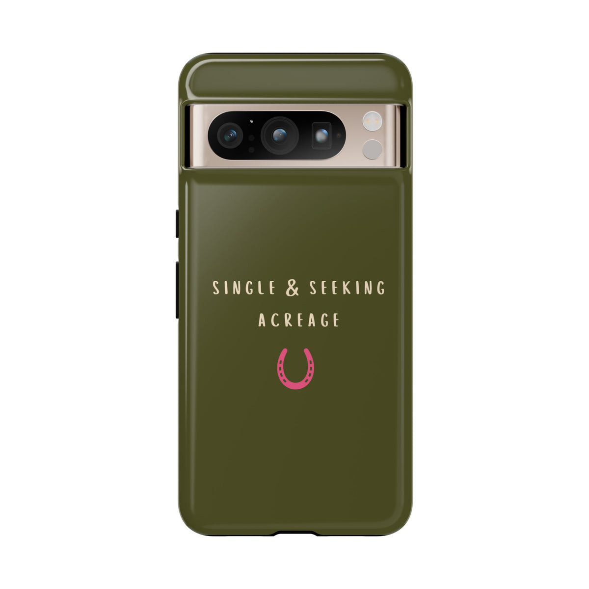 Green & Pink Single & Seeking Acreage Case
