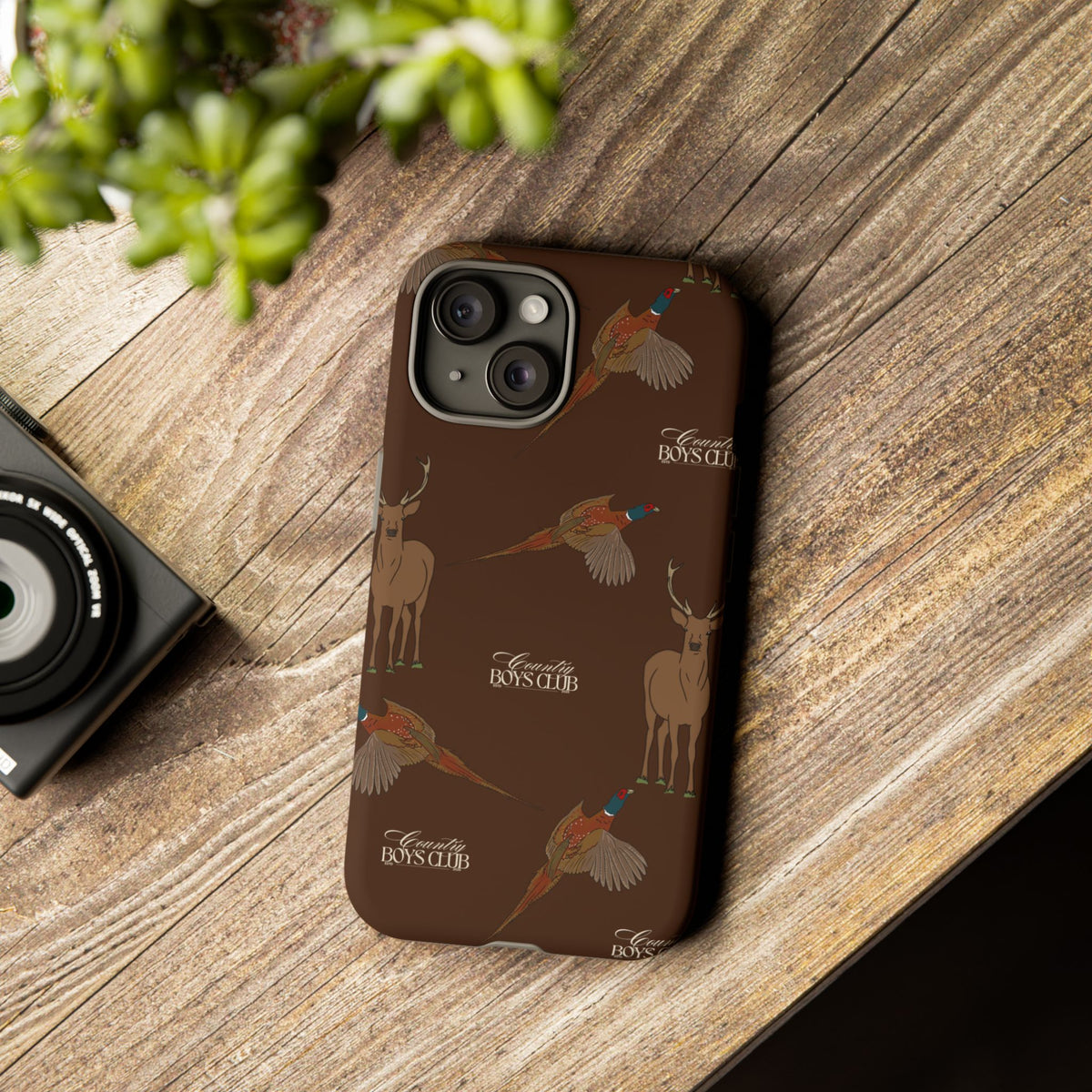 Chestnut Brown 'Boys Stags & Pheasants' Case  | CBC x Country Cases