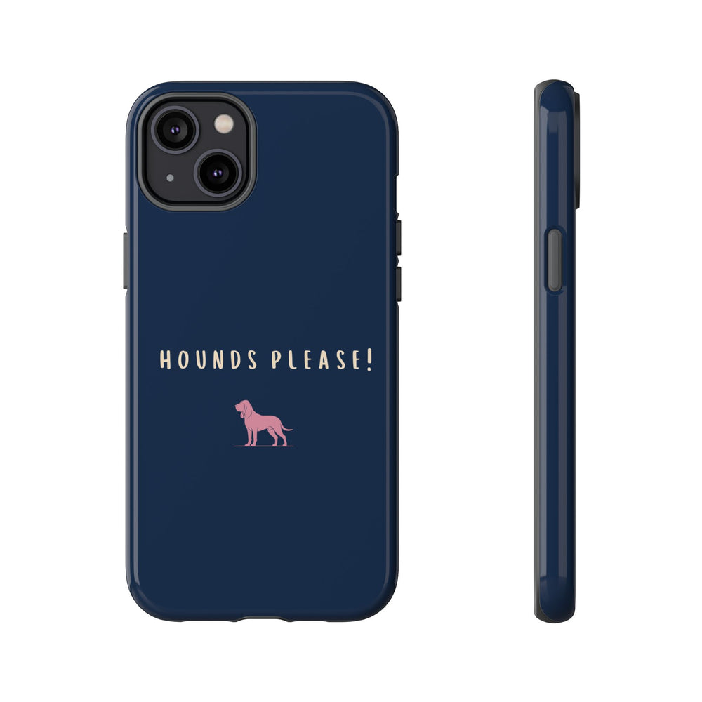Navy & Pink 'Hounds Please' Case