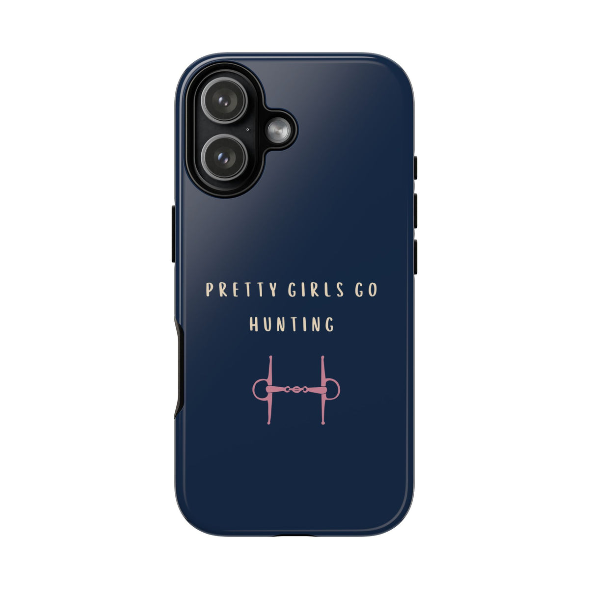 Navy & Pink 'Pretty Girls Go Hunting' (Snaffle)