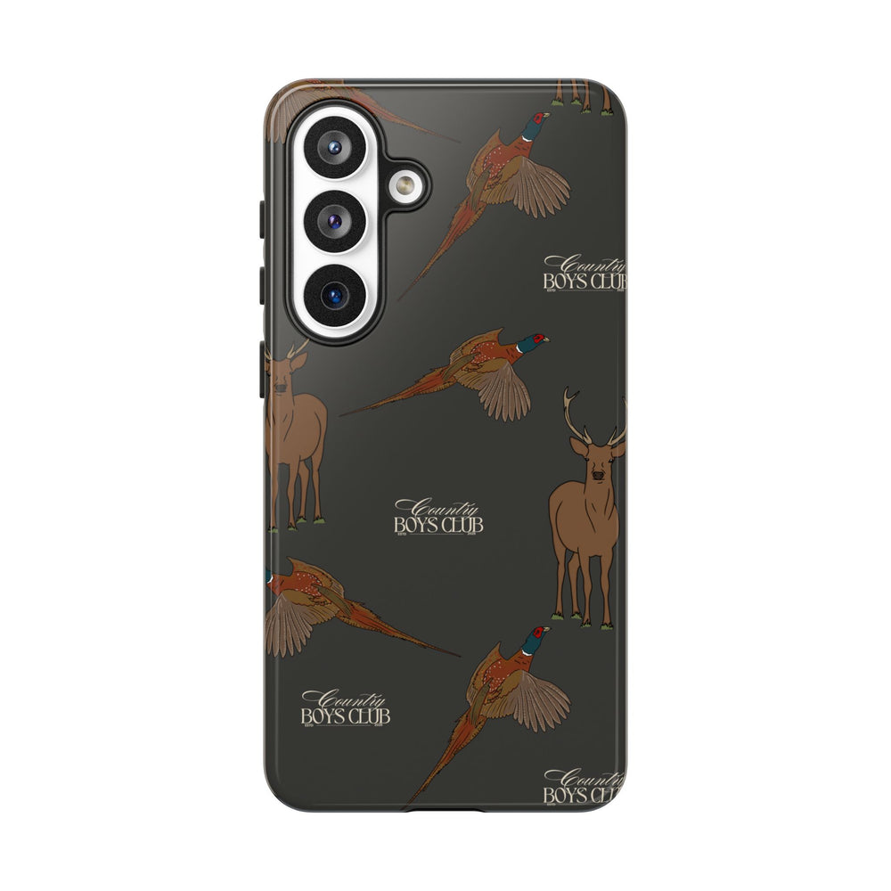 Charcoal 'Boys Stags & Pheasants' Case  | CBC x Country Cases
