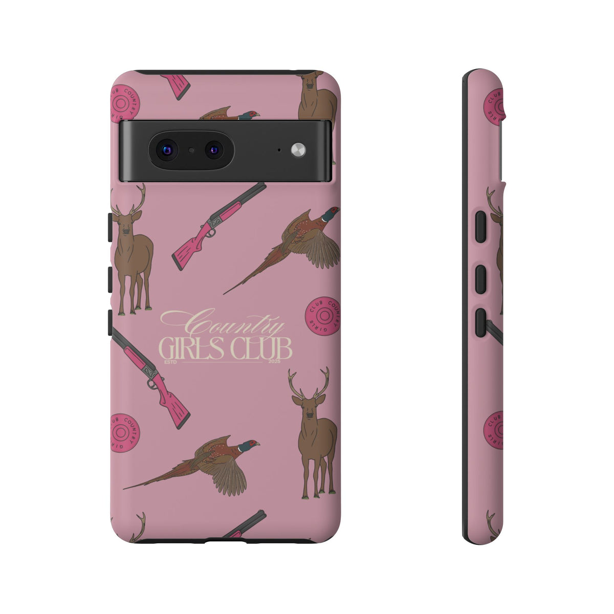 Dusty Pink Girls Love Guns Case  | CGC x Country Cases