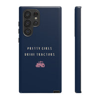 Navy & Pink 'Pretty Girls Drive Tractors' Case