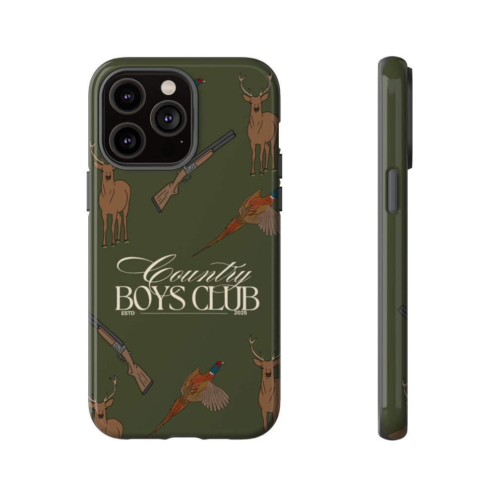 Forest Green Boys Love Guns Case  | CGC x Country Cases