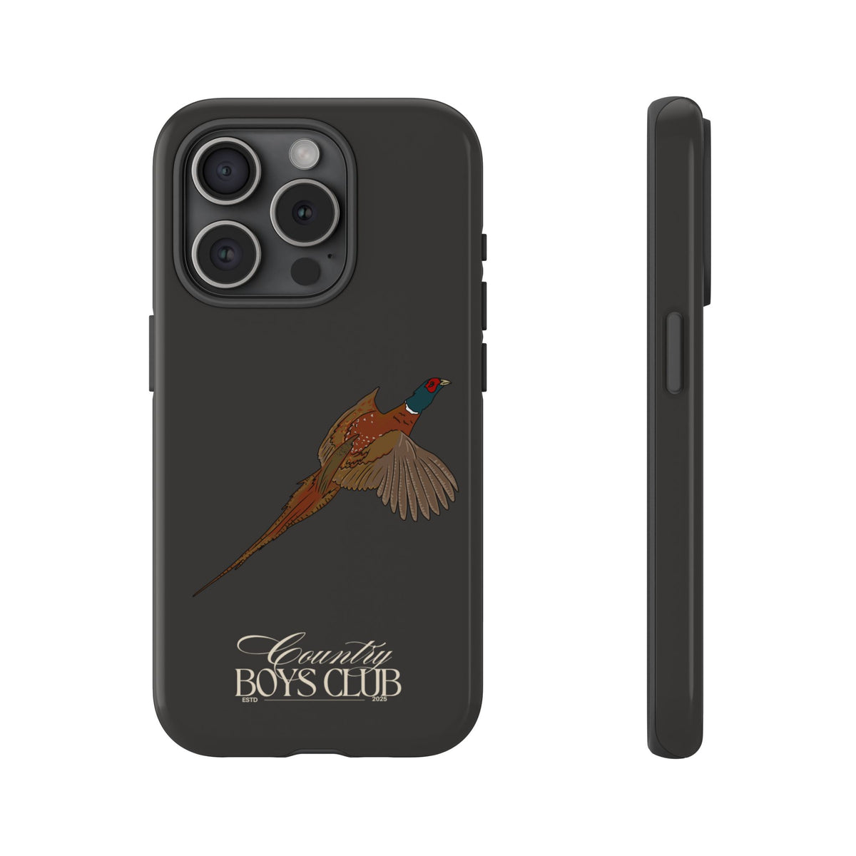 Charcoal 'Country Boys Club Pheasant' Case  | CGC x Country Cases