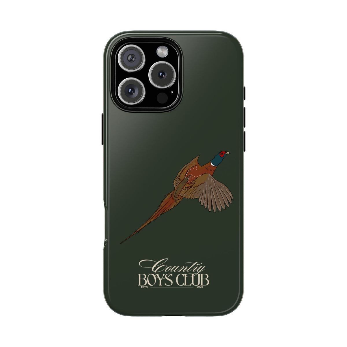 Field Green' Country Boys Club Pheasant' Case  | CGC x Country Cases
