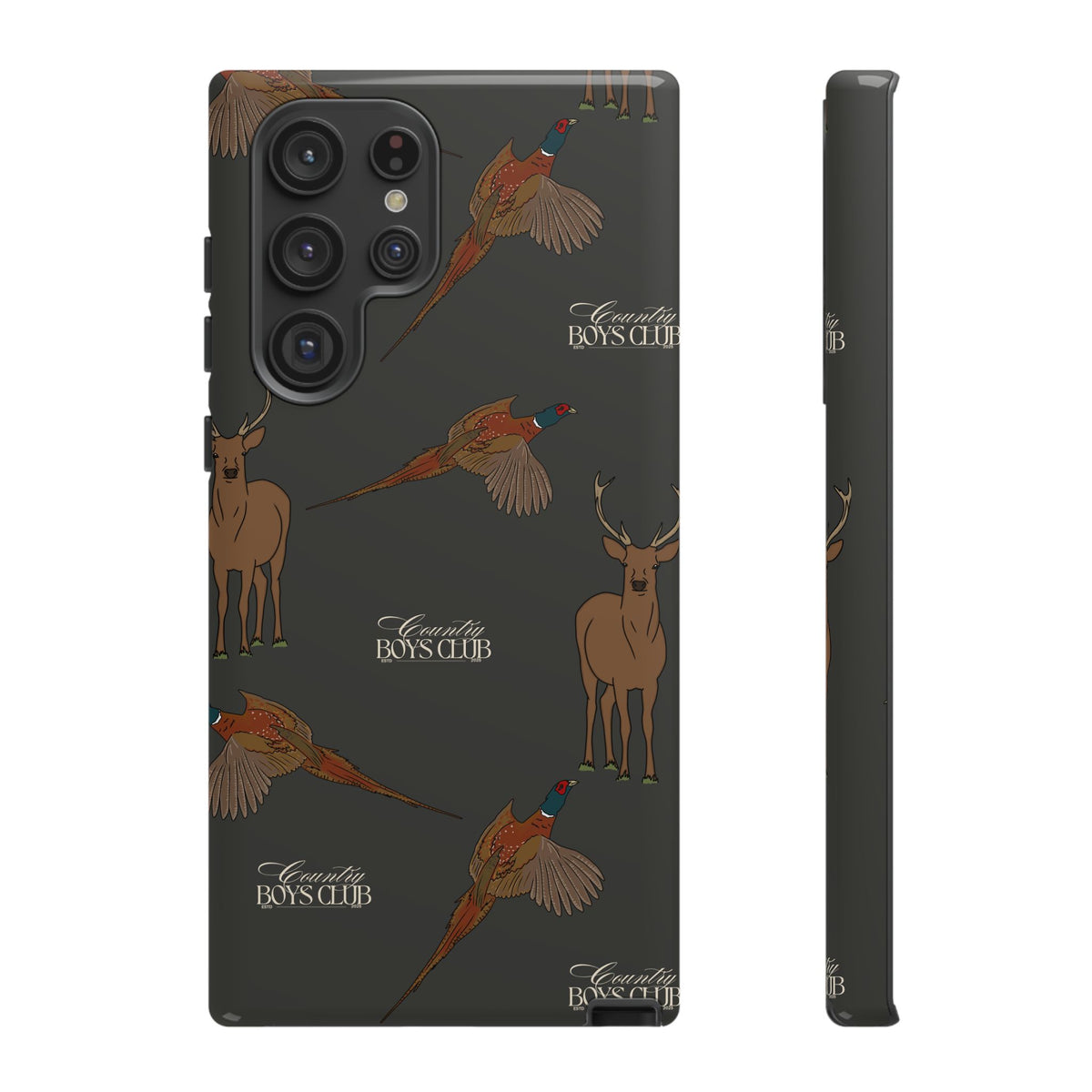 Charcoal 'Boys Stags & Pheasants' Case  | CBC x Country Cases