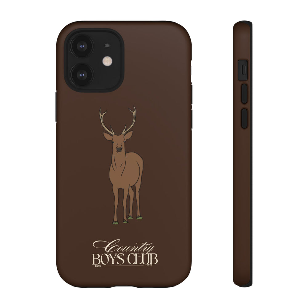 Chestnut Brown 'Country Boys Club Deer' Case  | CBC x Country Cases