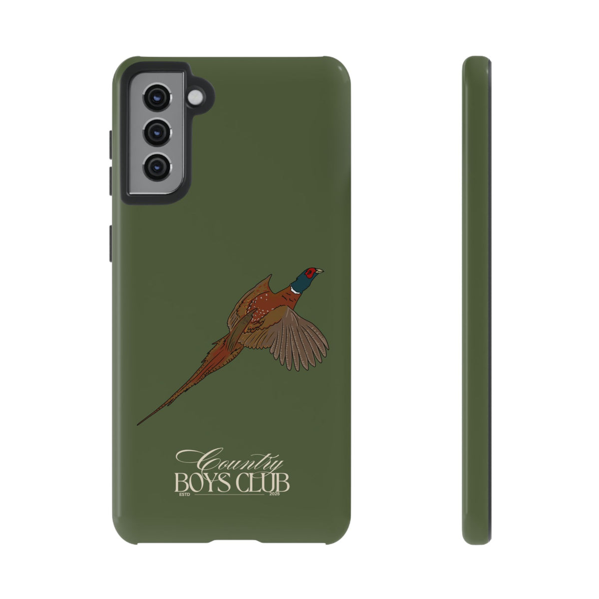 Green Country Boys Club Pheasant Case  | CGC x Country Cases