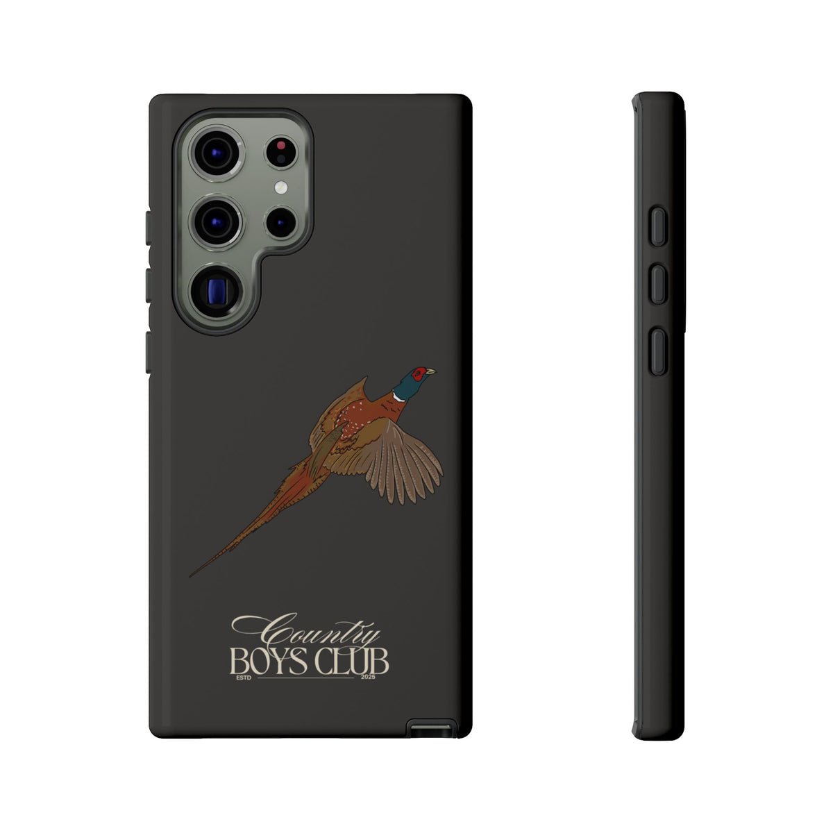 Charcoal 'Country Boys Club Pheasant' Case  | CGC x Country Cases