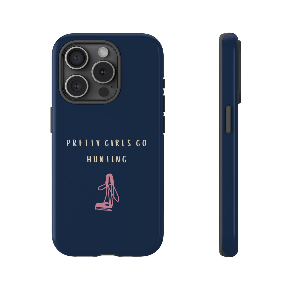 Navy & Pink 'Pretty Girls Go Hunting' (Bridle)