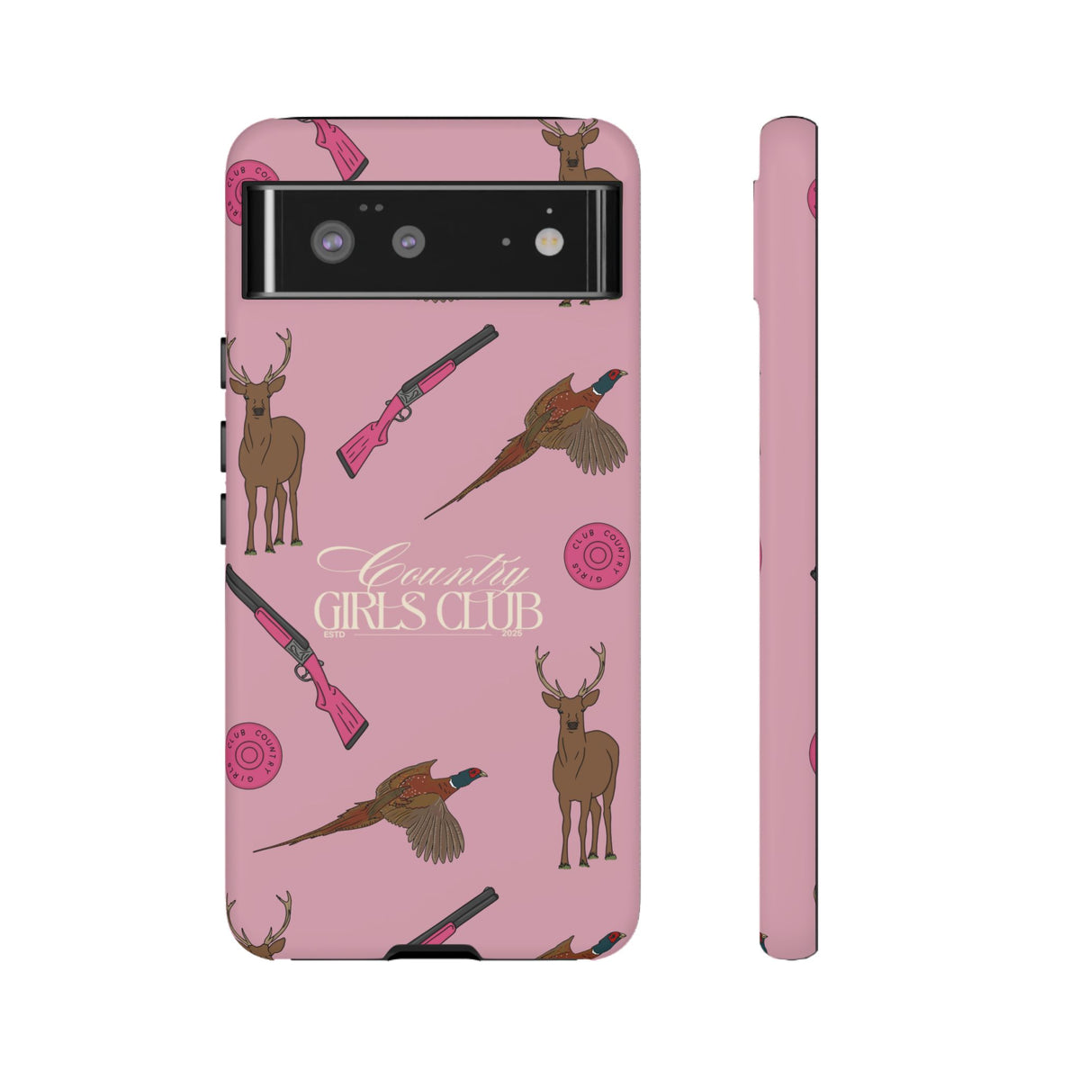 Dusty Pink Girls Love Guns Case  | CGC x Country Cases