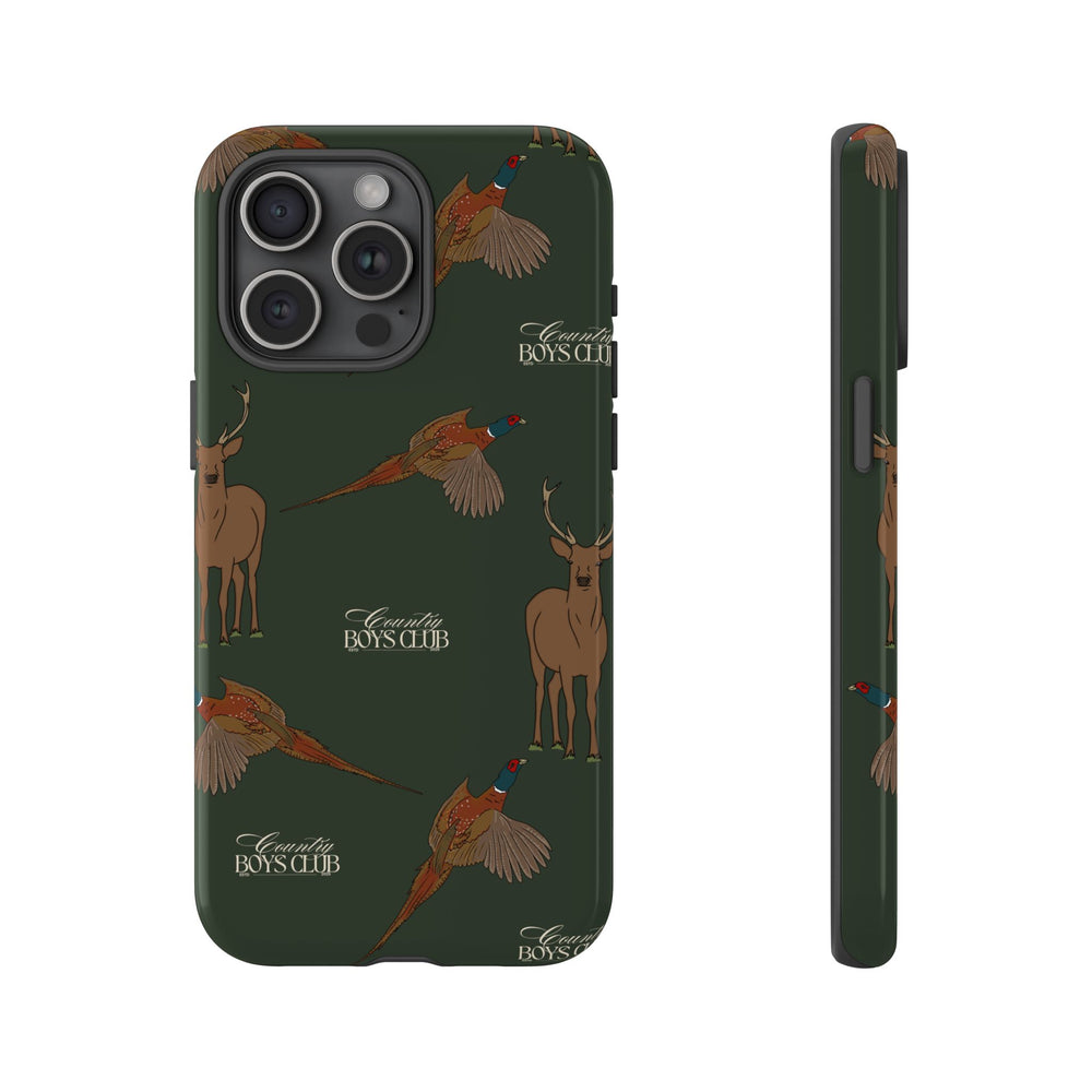 Field Green 'Boys Stags & Pheasants' Case  | CBC x Country Cases