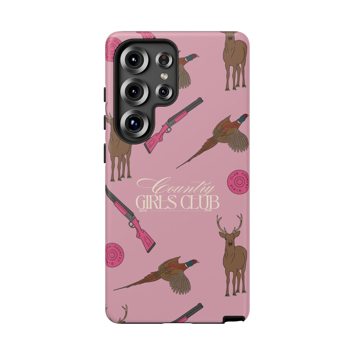 Dusty Pink Girls Love Guns Case  | CGC x Country Cases