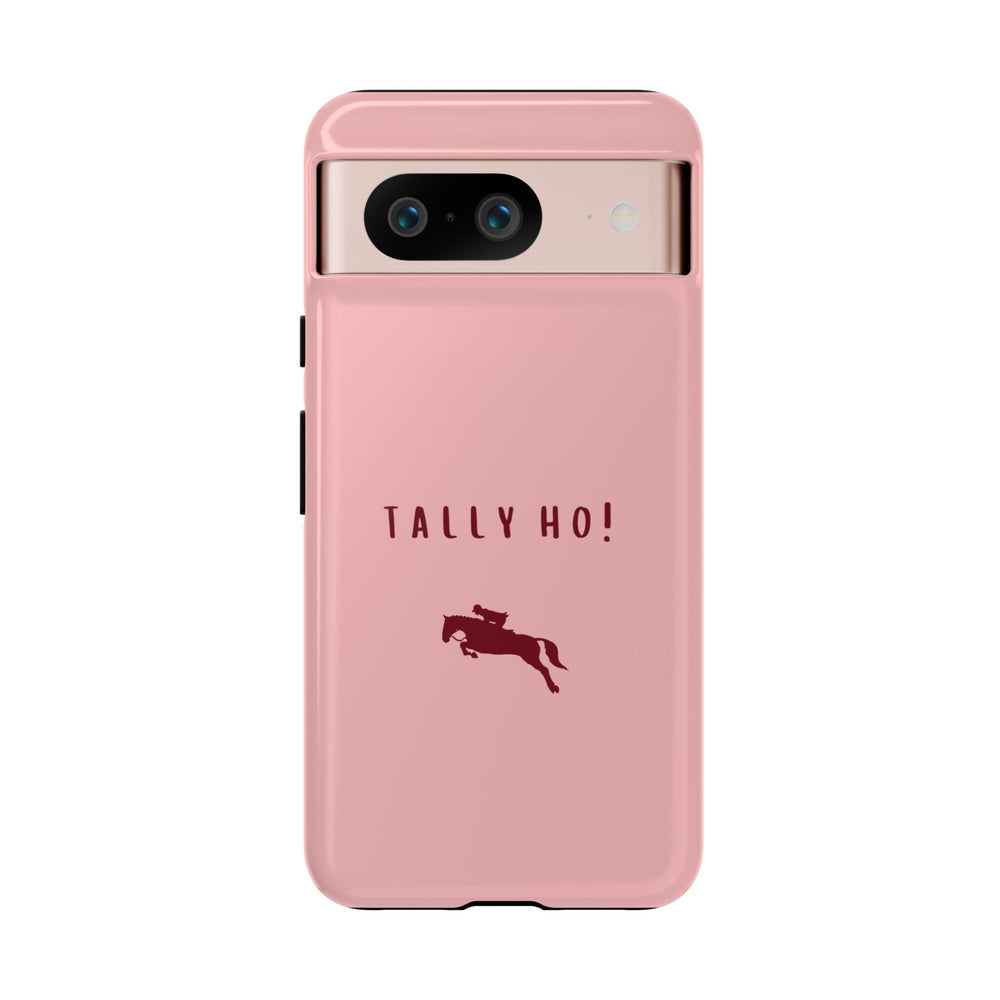 Pink & Burgundy 'Tally Ho!' (Horse) Case