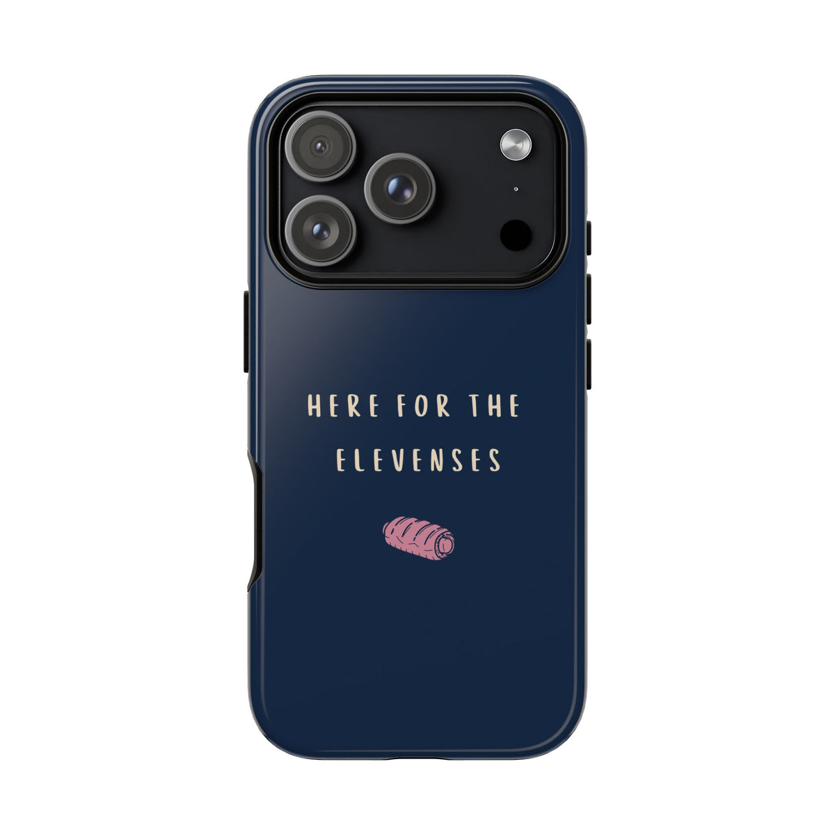 Navy & Pink 'Here for the Elevenses' Case