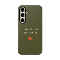 Green & Orange 'Elevenses Is My Angel Number' Case