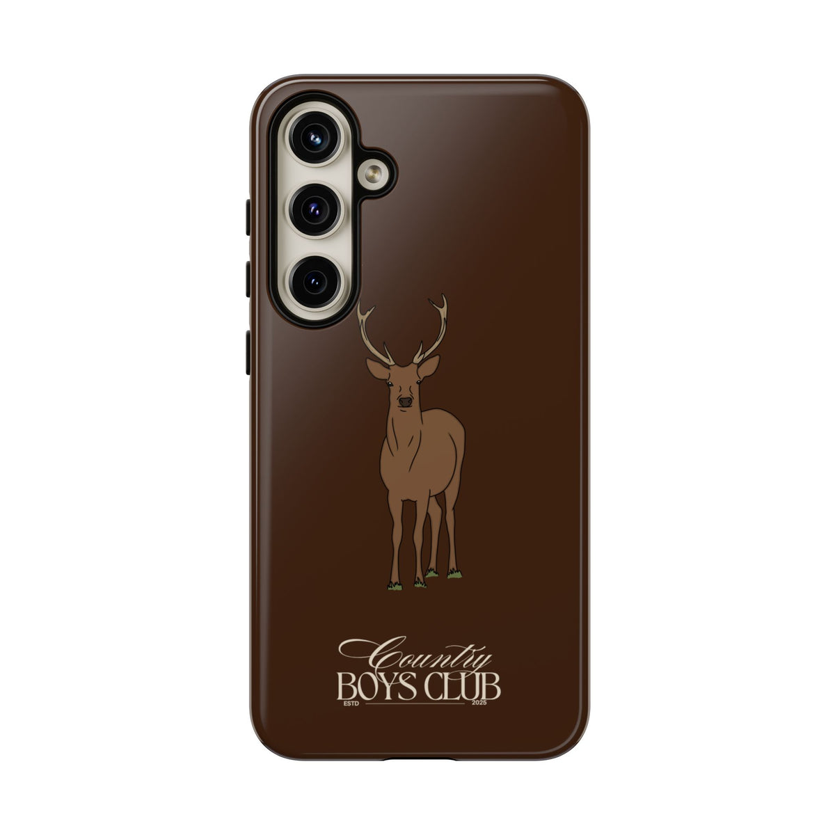 Chestnut Brown 'Country Boys Club Deer' Case  | CBC x Country Cases