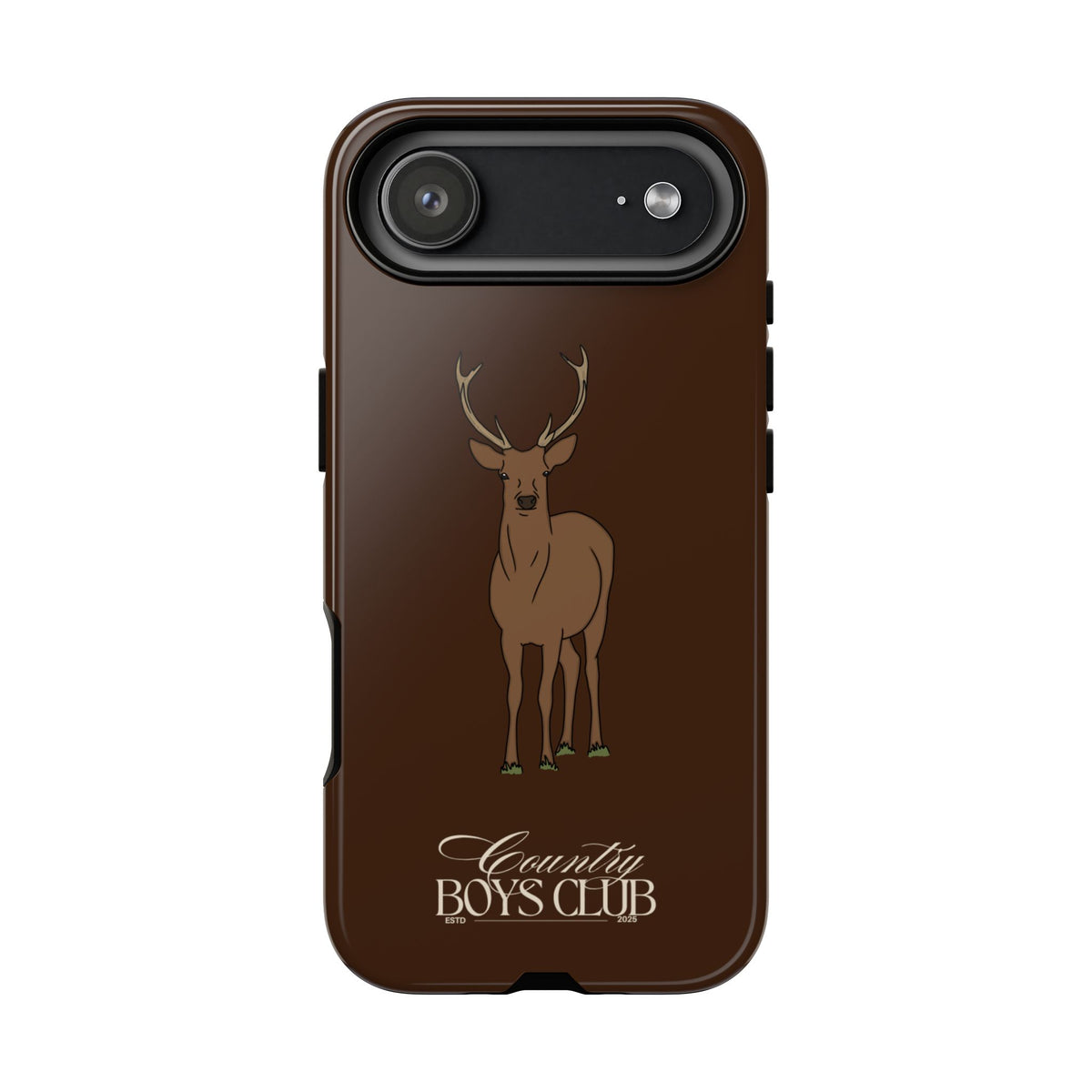Chestnut Brown 'Country Boys Club Deer' Case  | CBC x Country Cases
