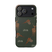 Field Green 'Boys Stags & Pheasants' Case  | CBC x Country Cases